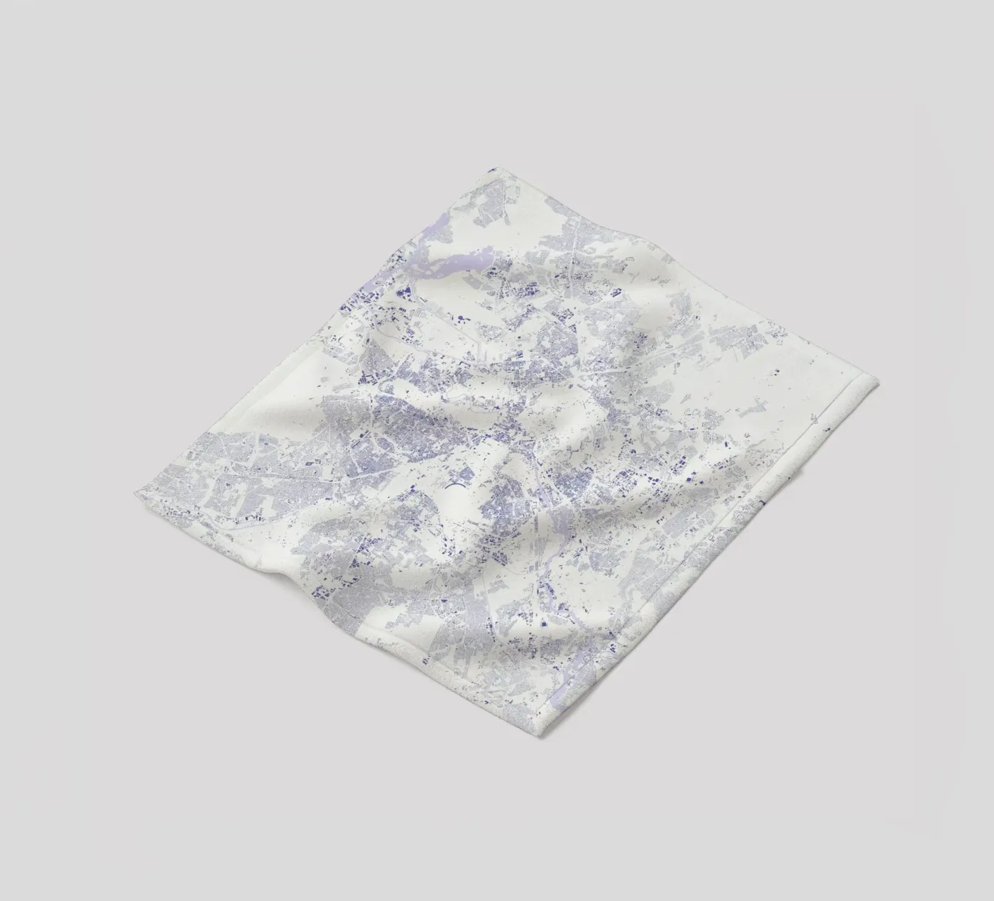 Berlin Blue coperta in pile da Urban Maps