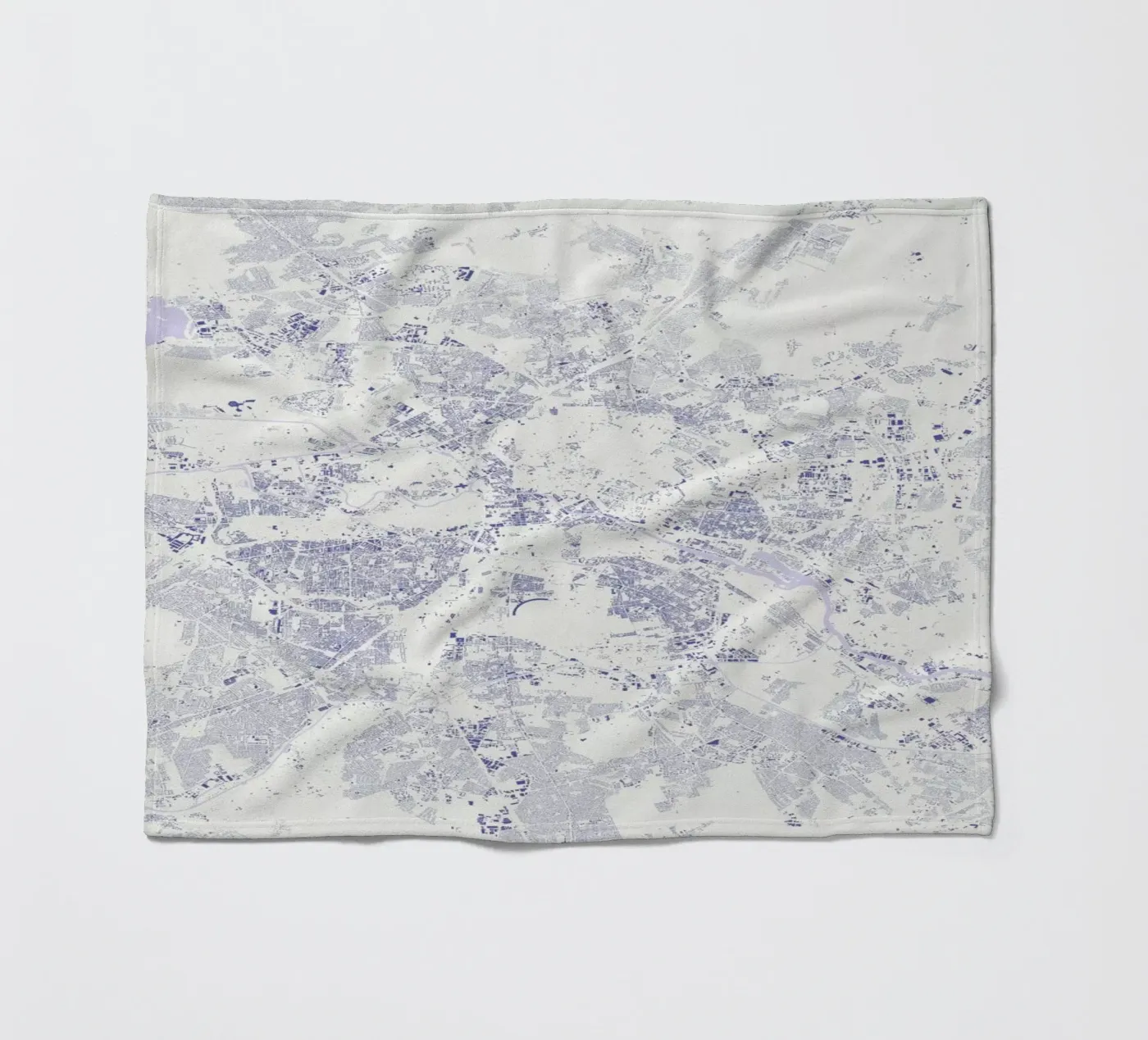Berlin Blue coperta in pile da Urban Maps