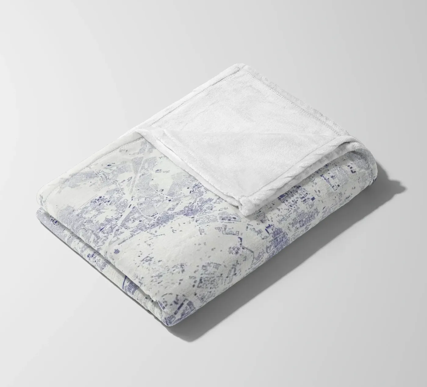 Berlin Blue coperta in pile da Urban Maps