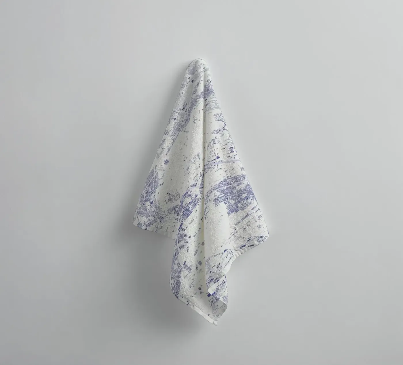 Berlin Blue towel by Urban Maps