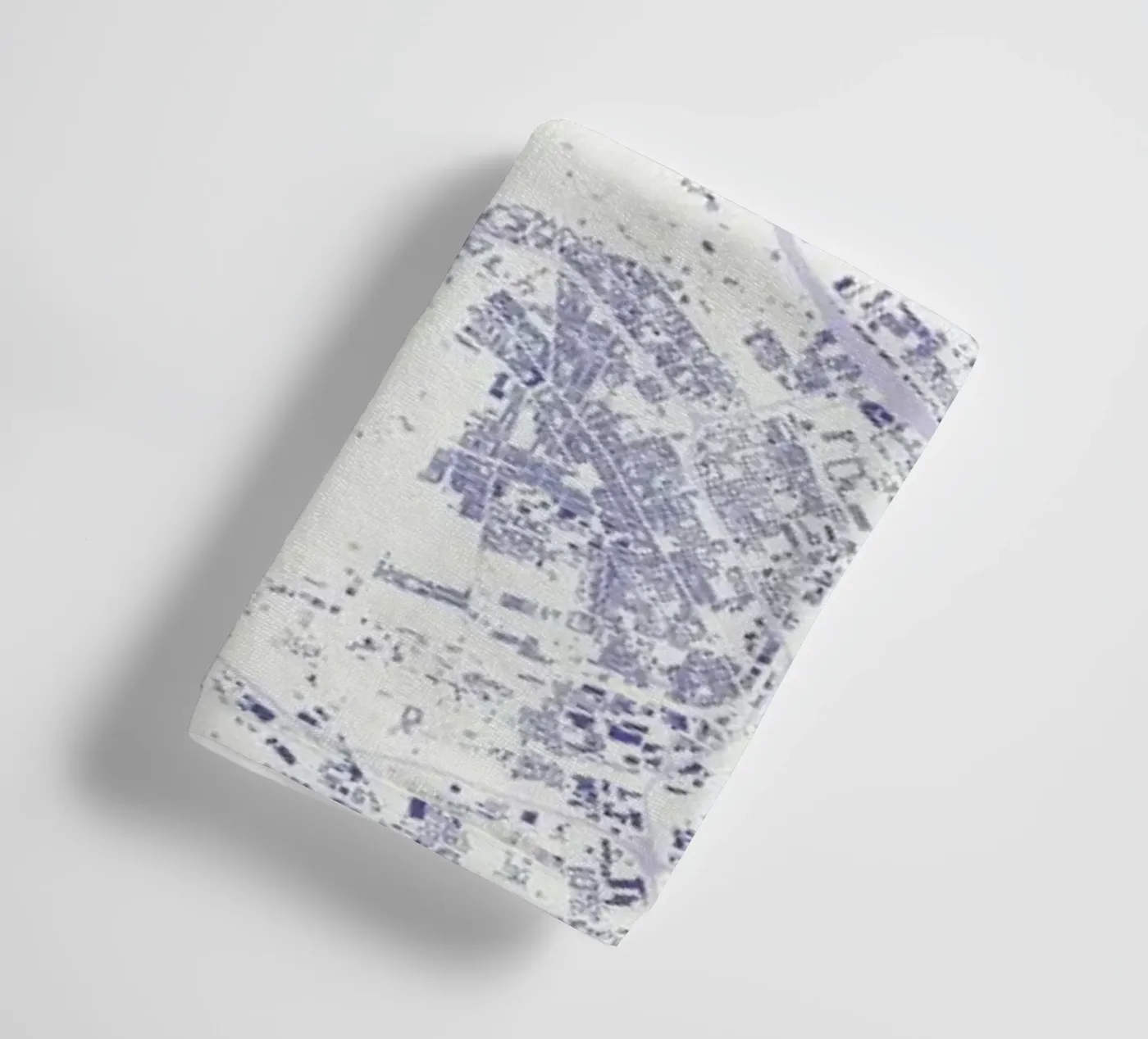 Berlin Blue towel by Urban Maps
