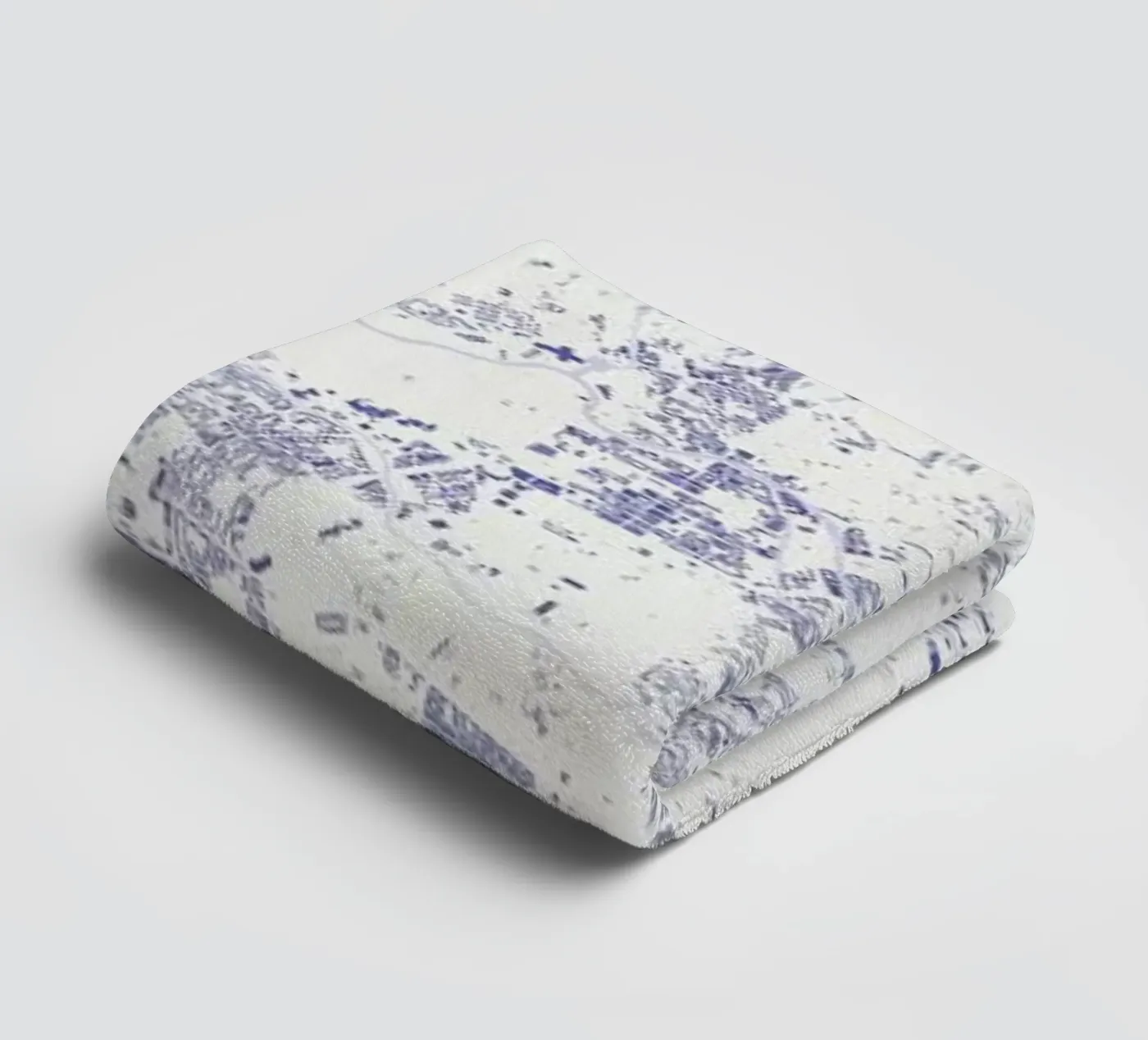 Berlin Blue towel by Urban Maps