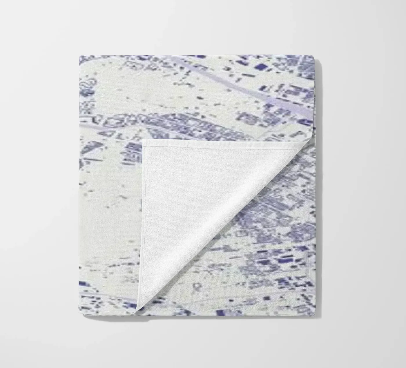 Berlin Blue beach towel by Urban Maps
