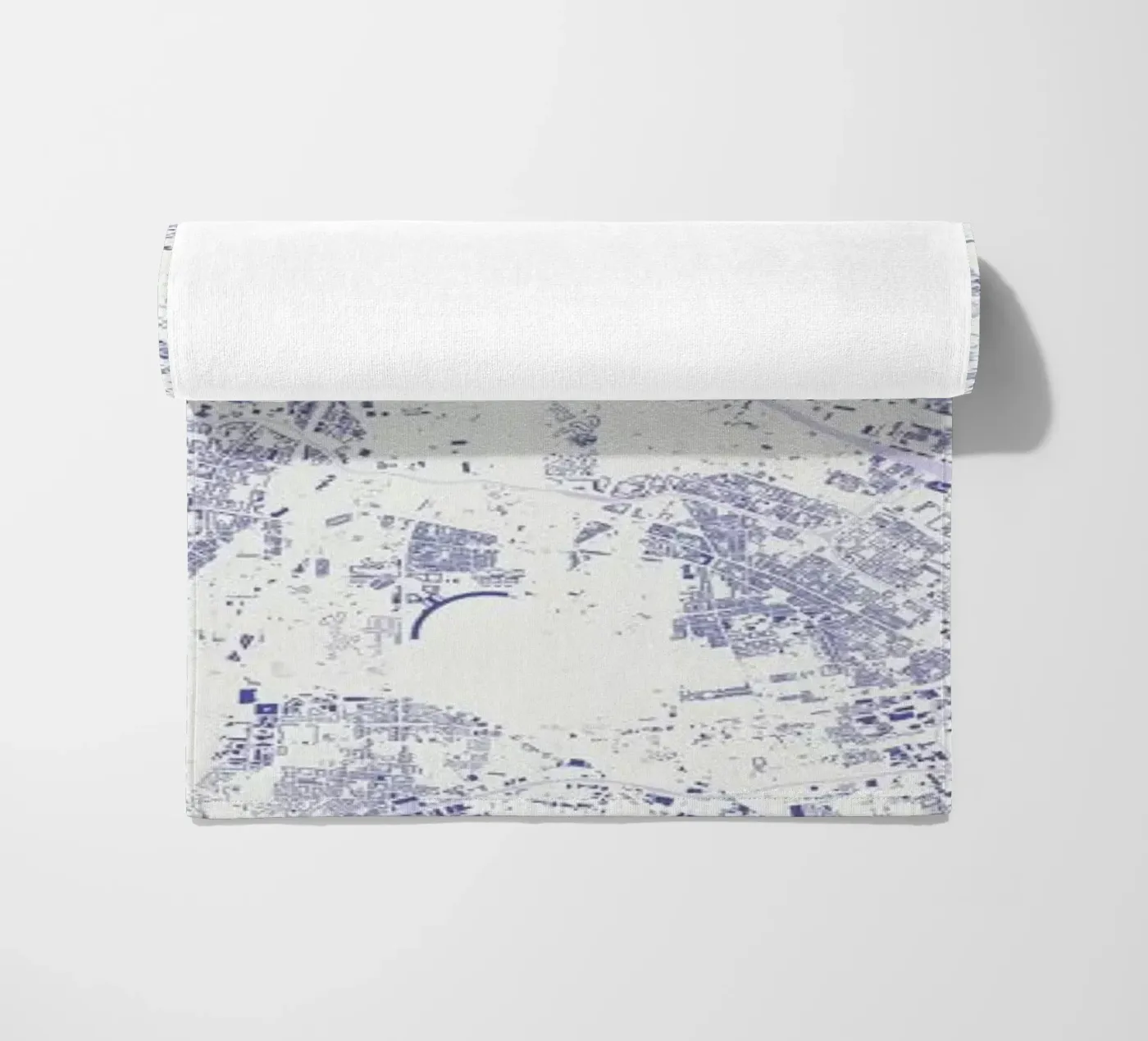 Berlin Blue beach towel by Urban Maps
