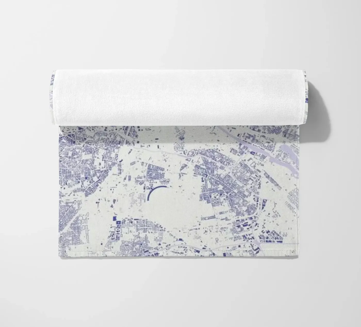 Berlin Blue beach towel by Urban Maps