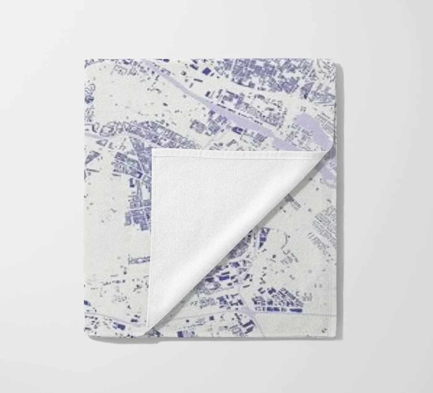 Berlin Blue beach towel by Urban Maps