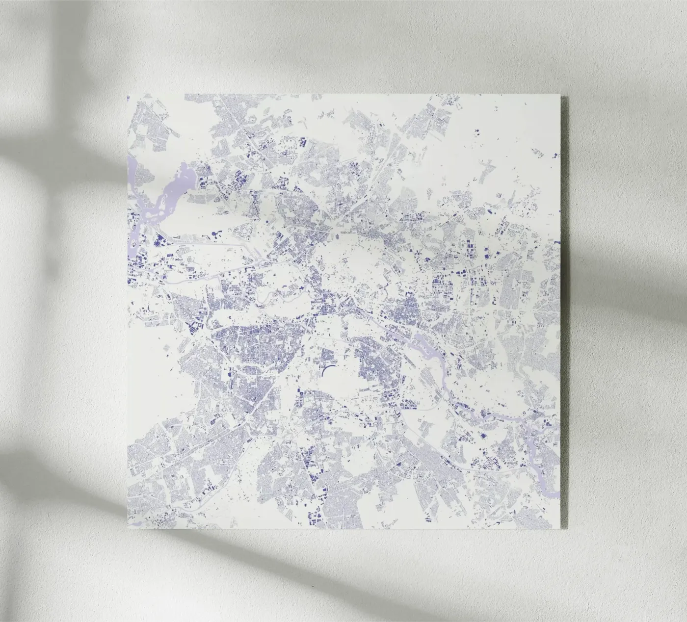 Berlin Blue plexiglass da Urban Maps