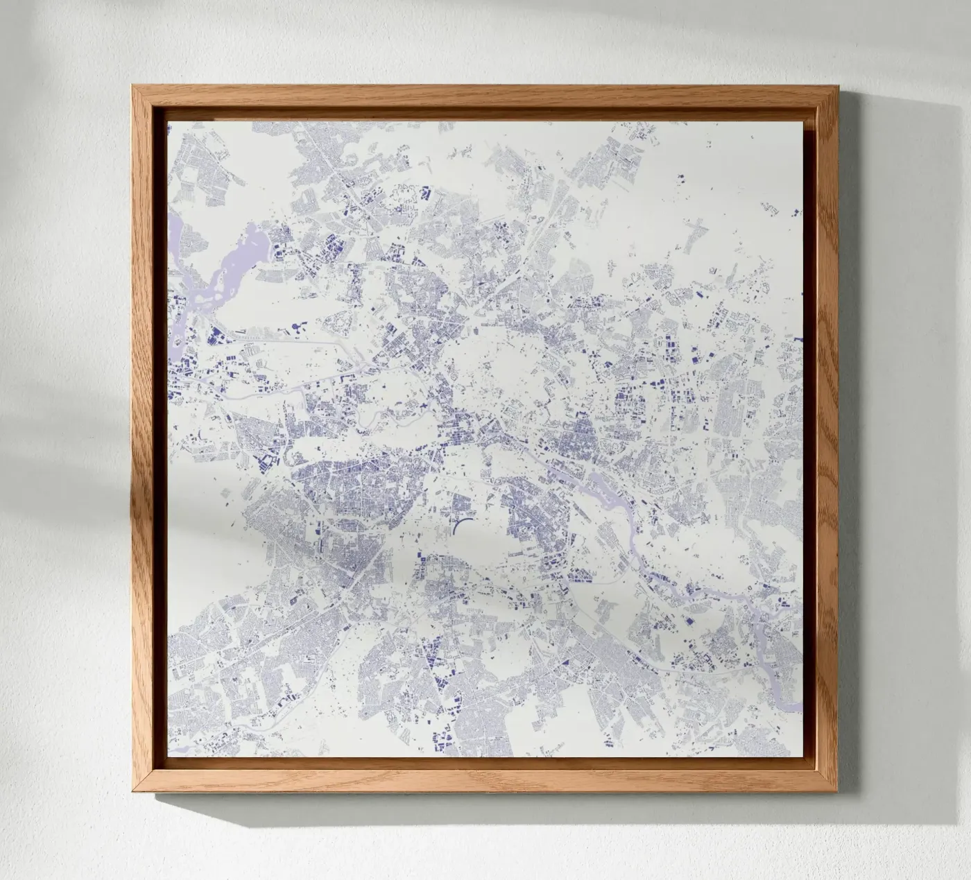 Berlin Blue forex-plaat van Urban Maps