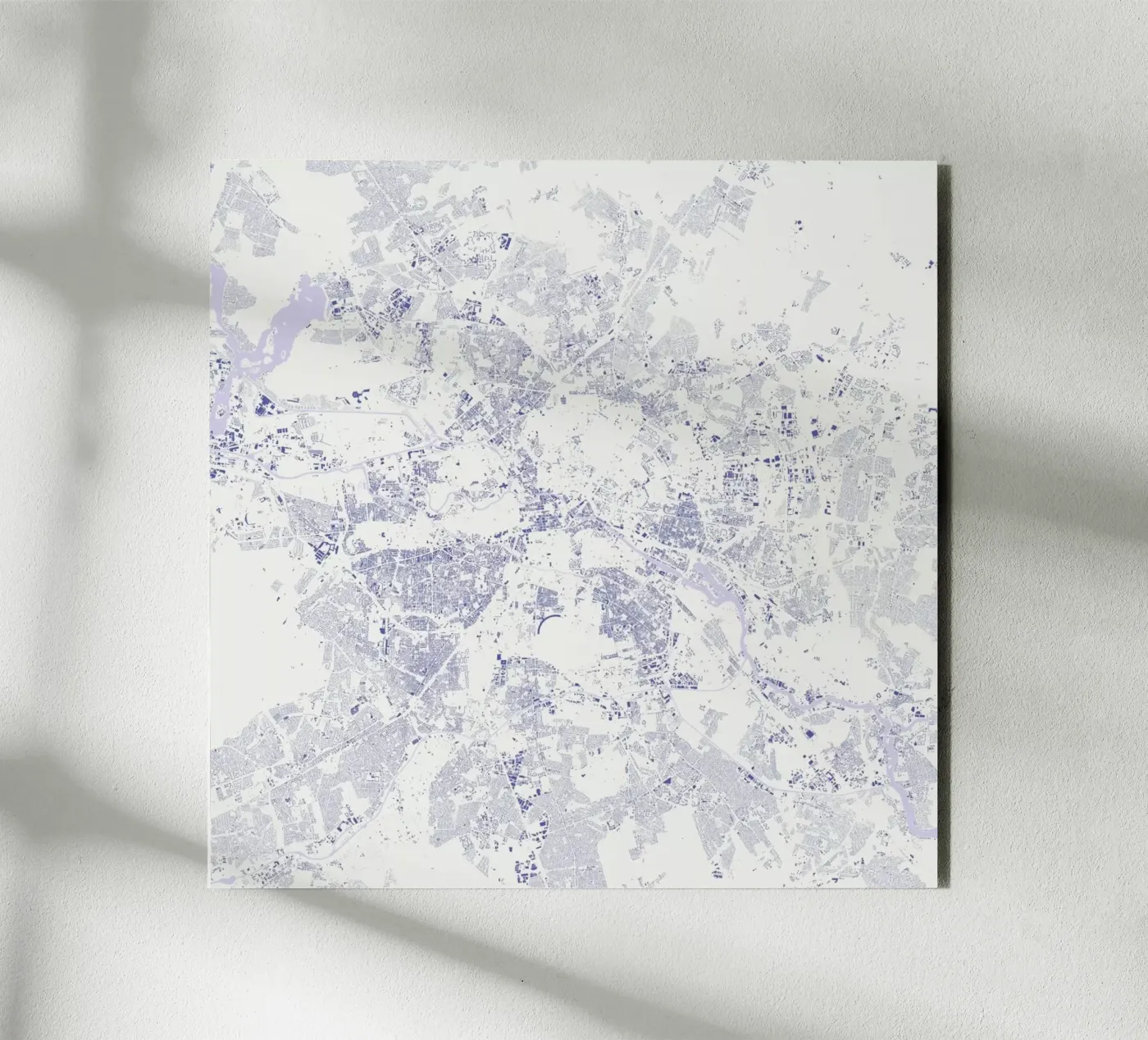 Berlin Blue forex plate by Urban Maps