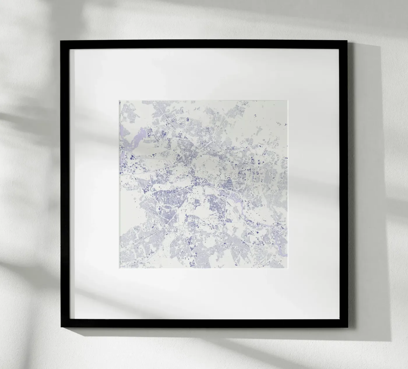 Berlin Blue poster by Urban Maps
