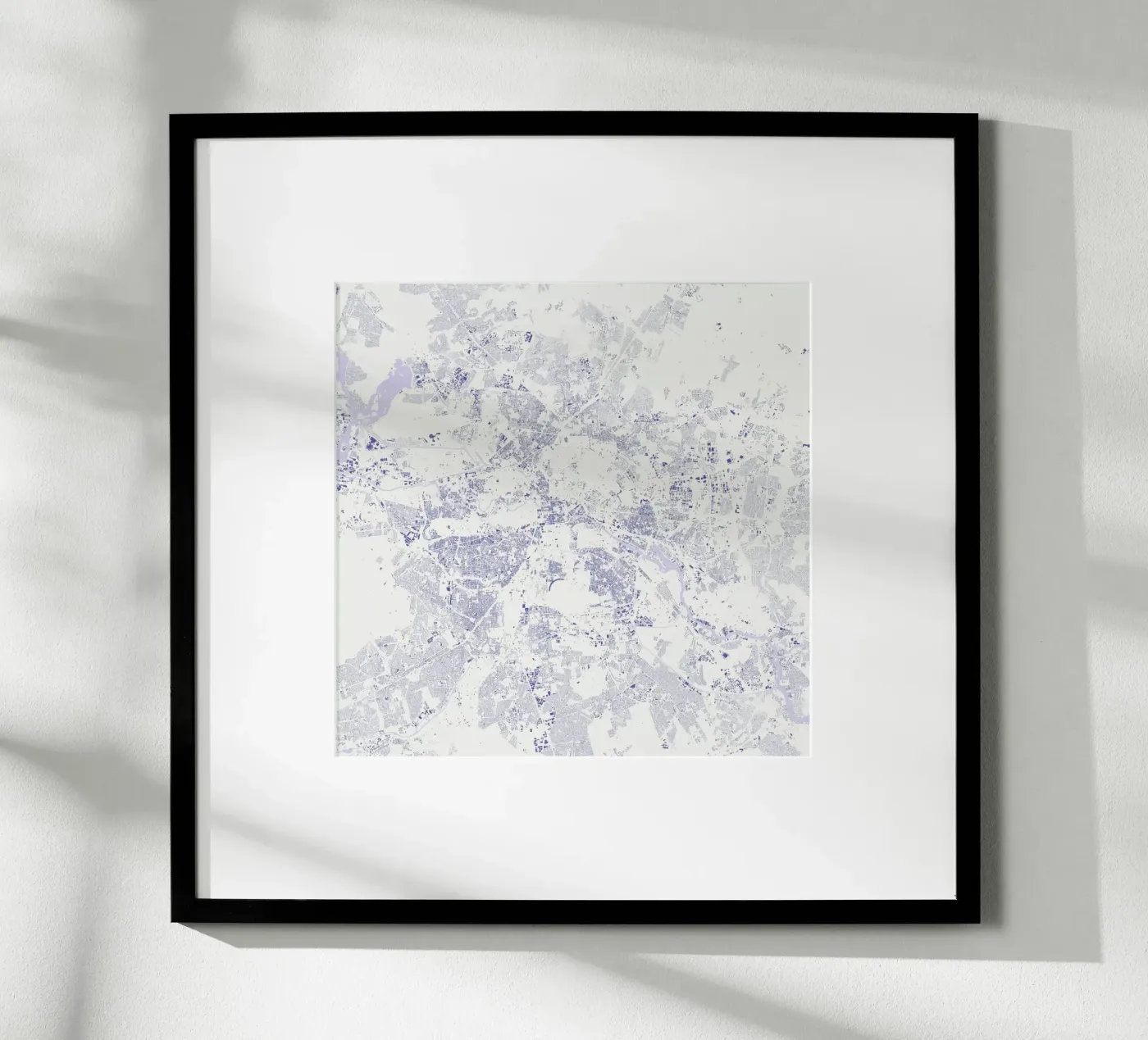 Berlin Blue Poster von Urban Maps