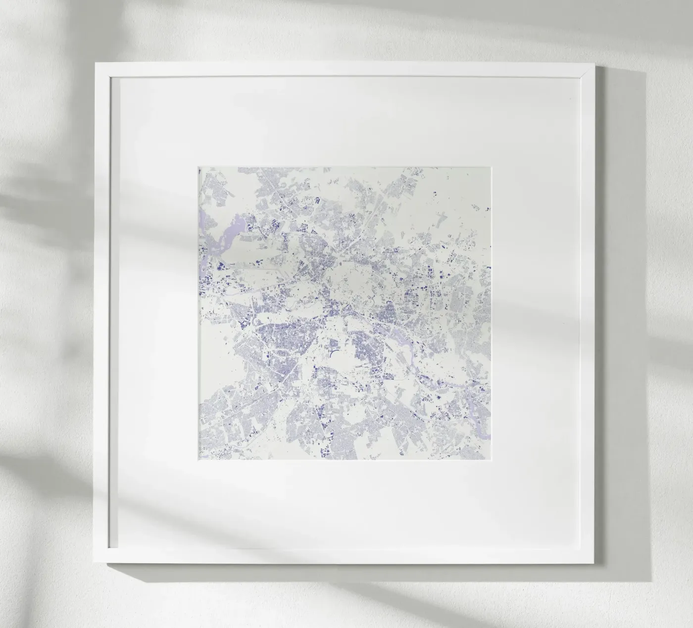 Berlin Blue Poster von Urban Maps