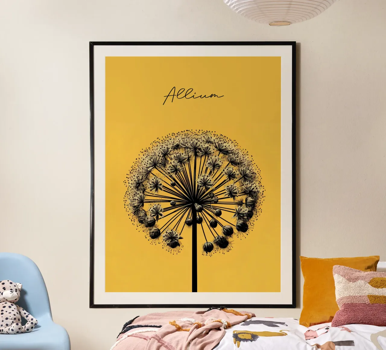 Allium poster by Digital Naive