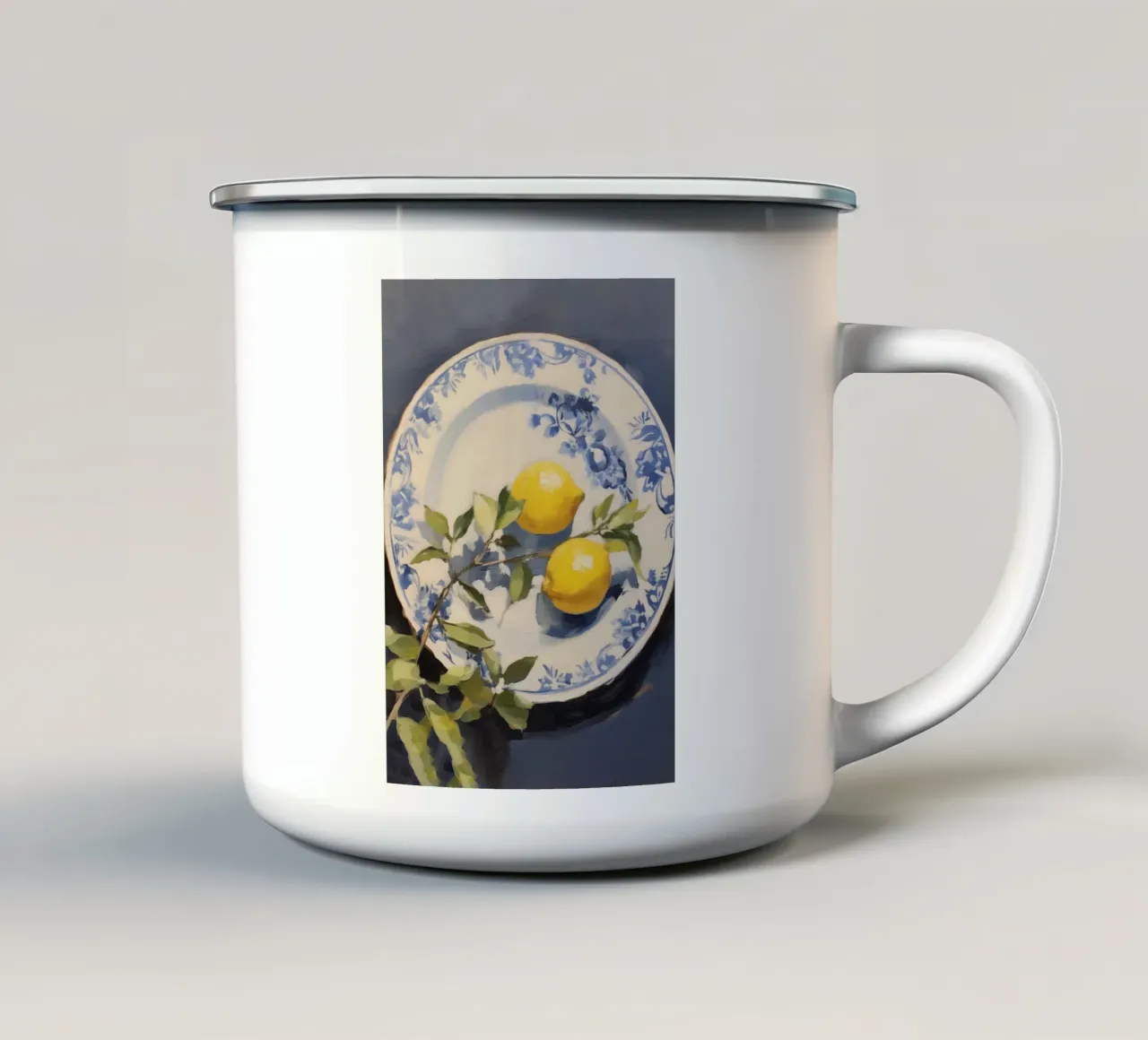 Boho Bella Vita 28 Still 1 tazza in smalto da Boho Print Collection