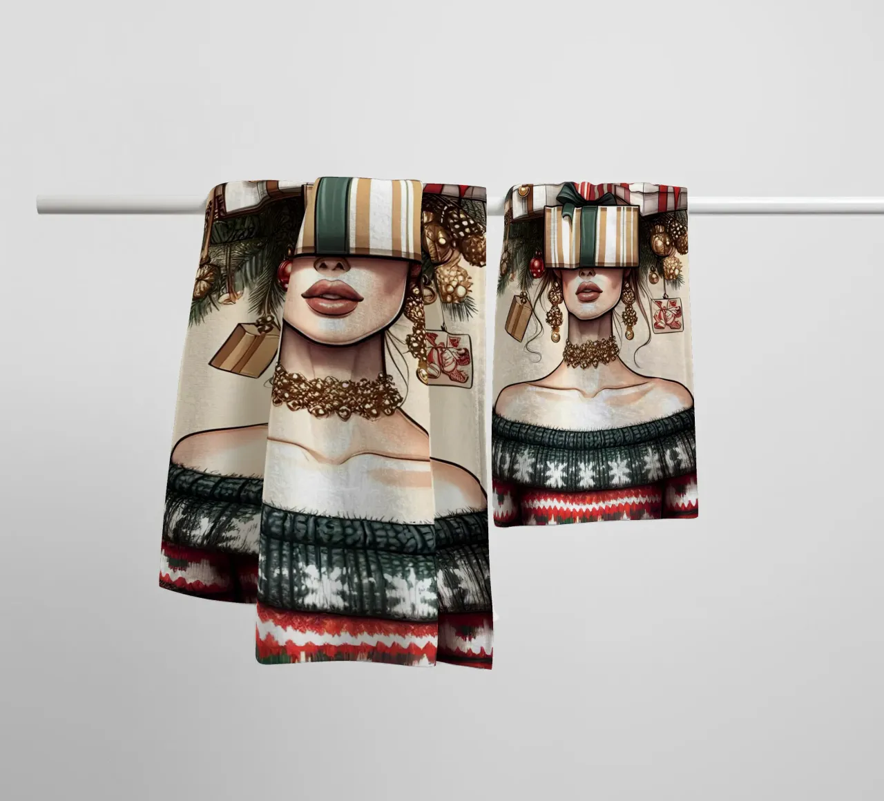 MAGLIONE DI NATALE asciugamano da bagno da ARTOMATIC