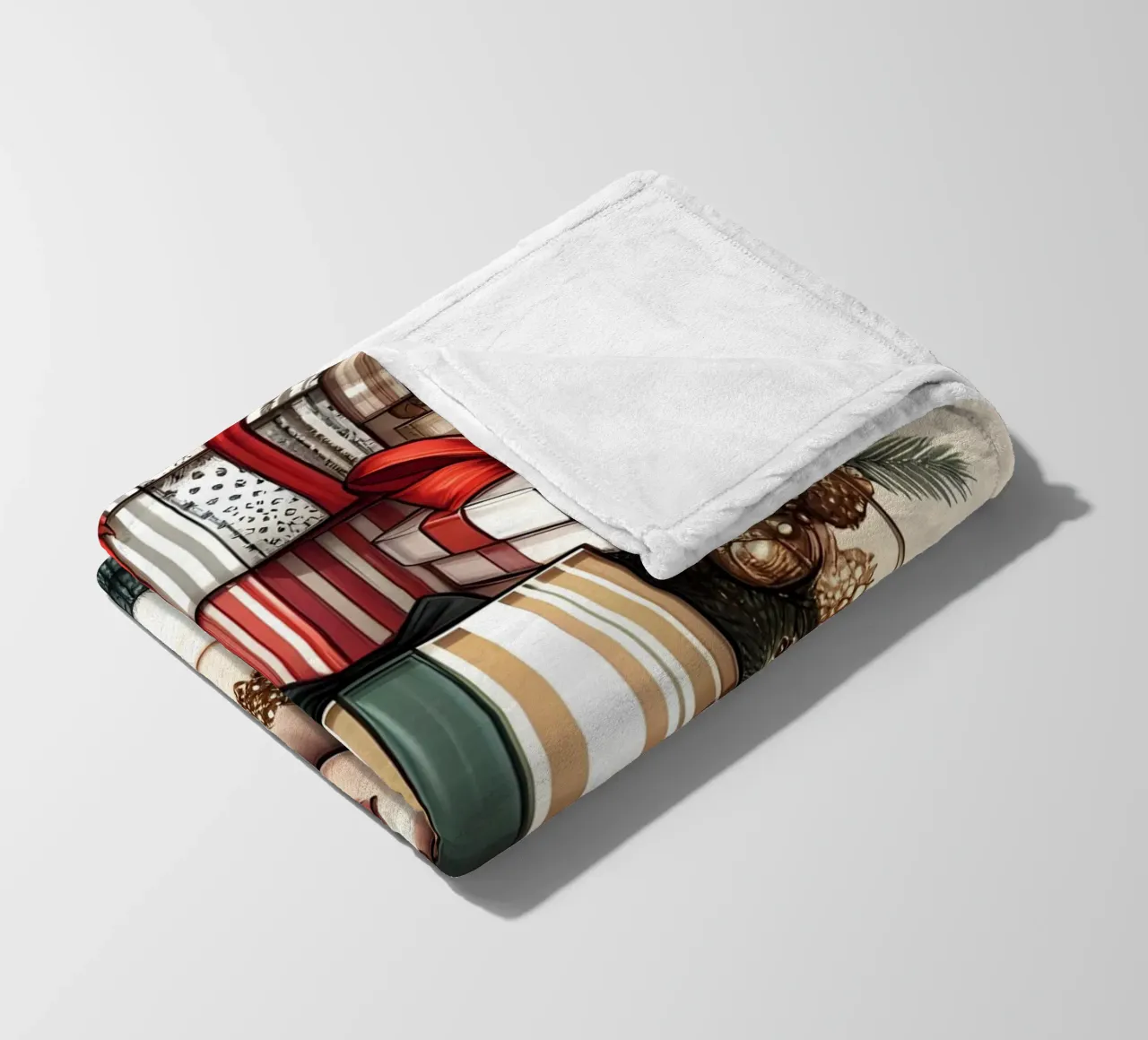 MAGLIONE DI NATALE coperta in pile da ARTOMATIC
