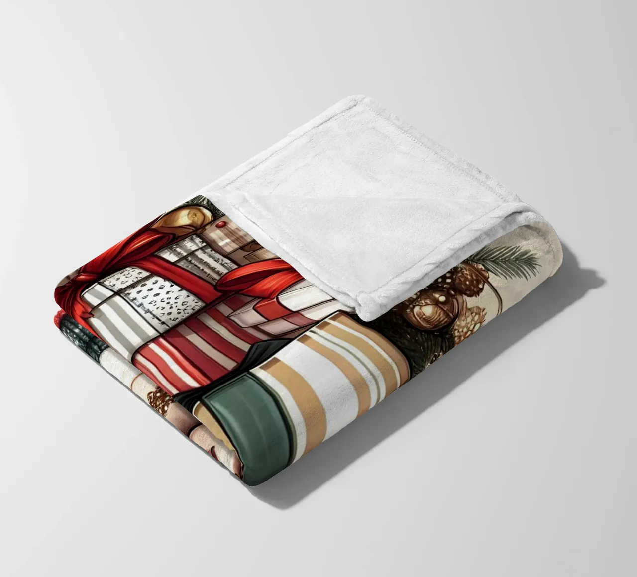 MAGLIONE DI NATALE coperta in pile da ARTOMATIC