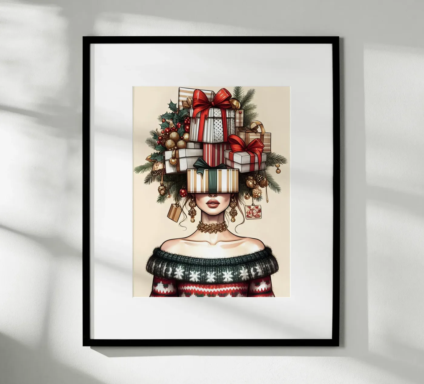 WEIHNACHTSPULLI Poster von ARTOMATIC