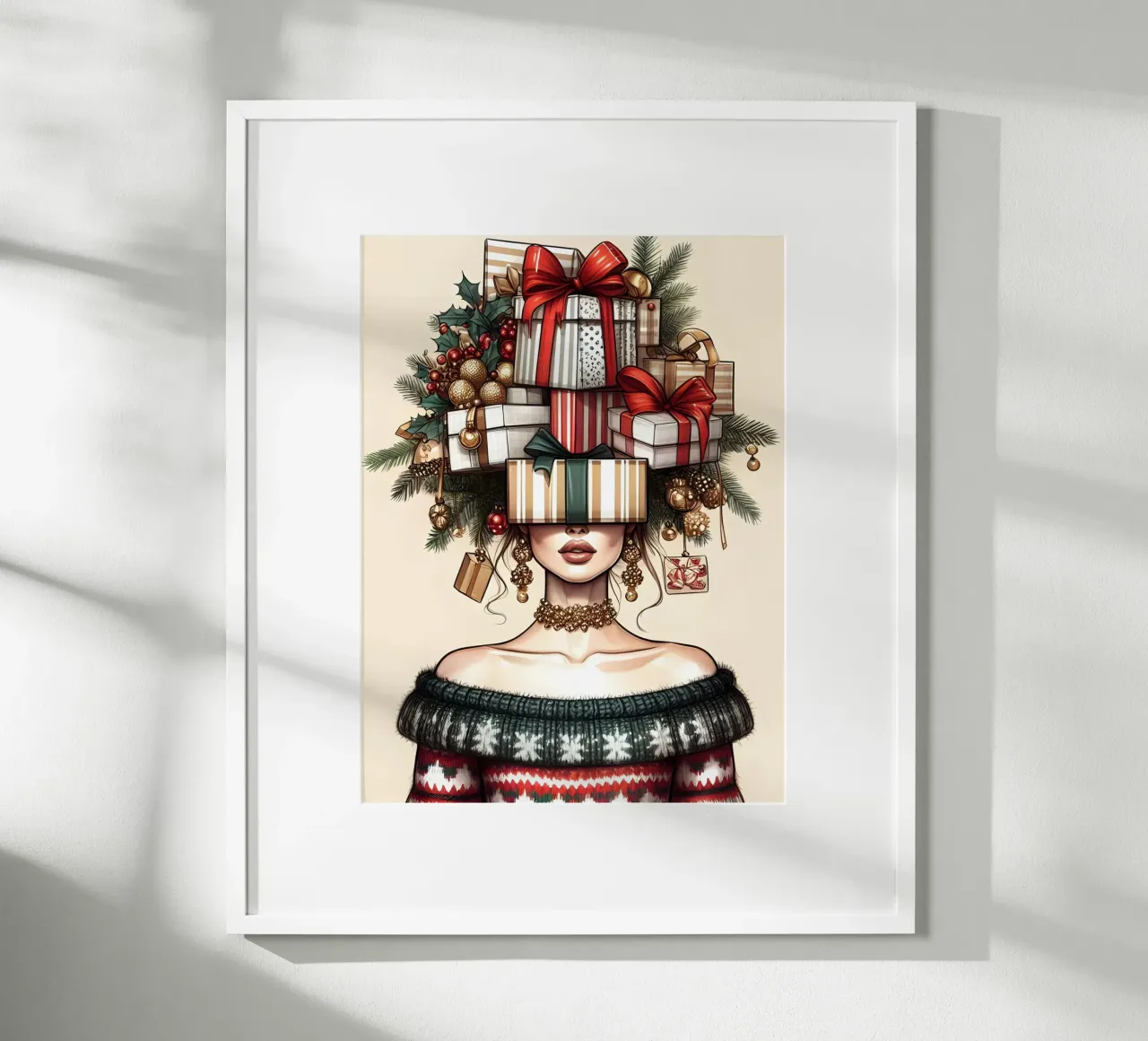 MAGLIONE DI NATALE poster da ARTOMATIC