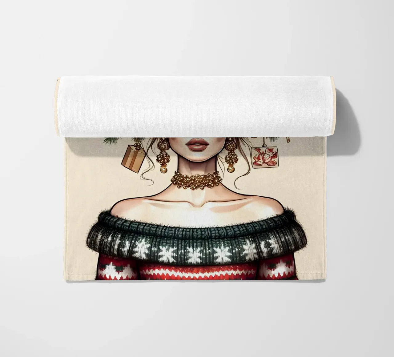 MAGLIONE DI NATALE telo mare da ARTOMATIC