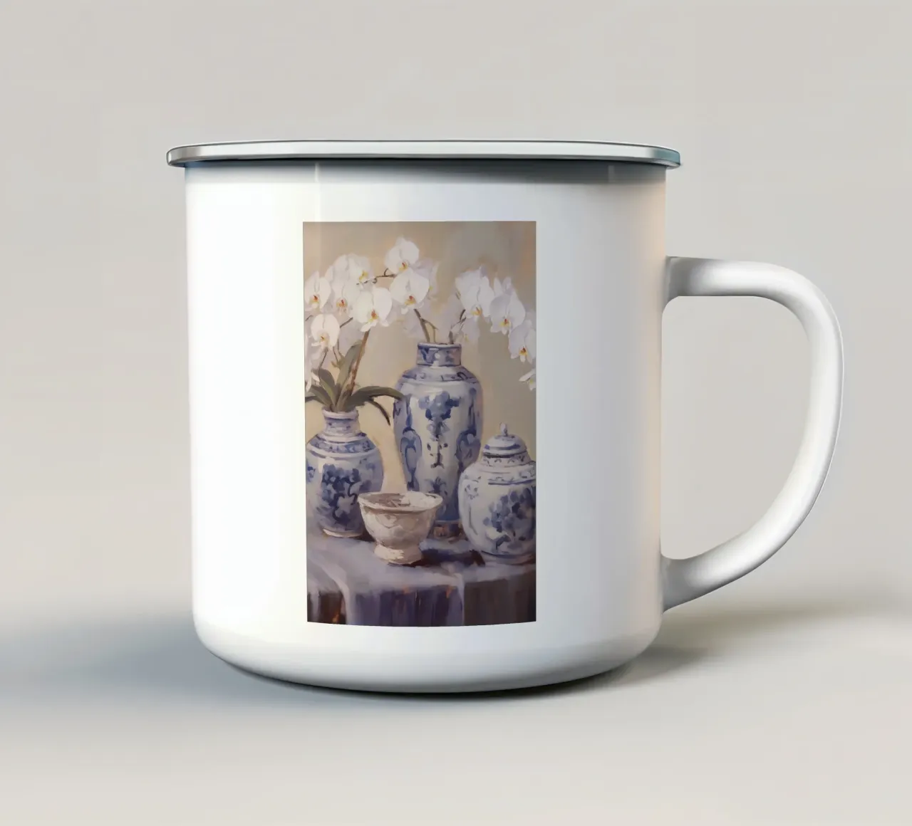 Boho Bella Vita 28 Still 2 tazza in smalto da Boho Print Collection