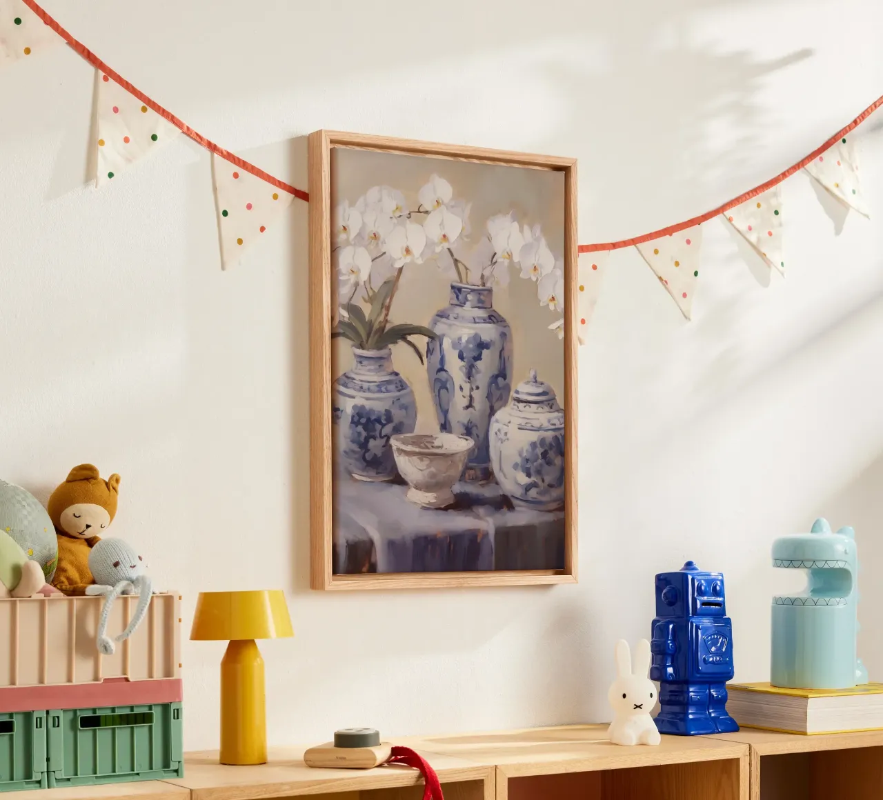 Boho Bella Vita 28 Still 2 tela con Cornice a cassetta da Boho Print Collection