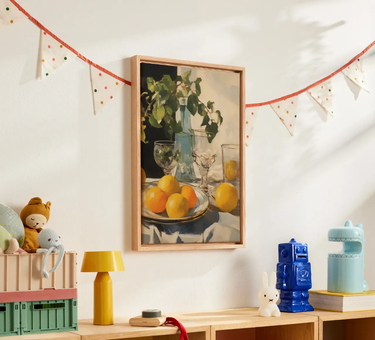 Boho Bella Vita 28 Still 3 tela con Cornice a cassetta da Boho Print Collection