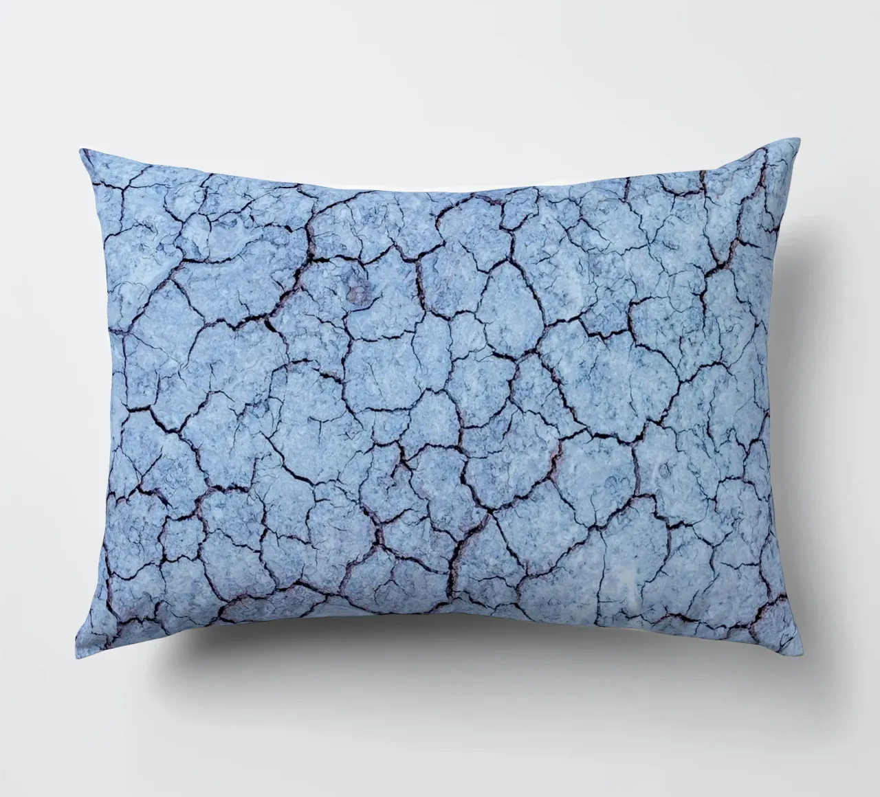 Design con texture di gelo - Estetica invernale astratta cuscino da Whole©