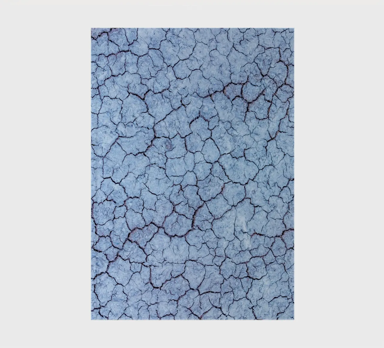 Frost texture design - Abstract winter aesthetics notebook by Whole©