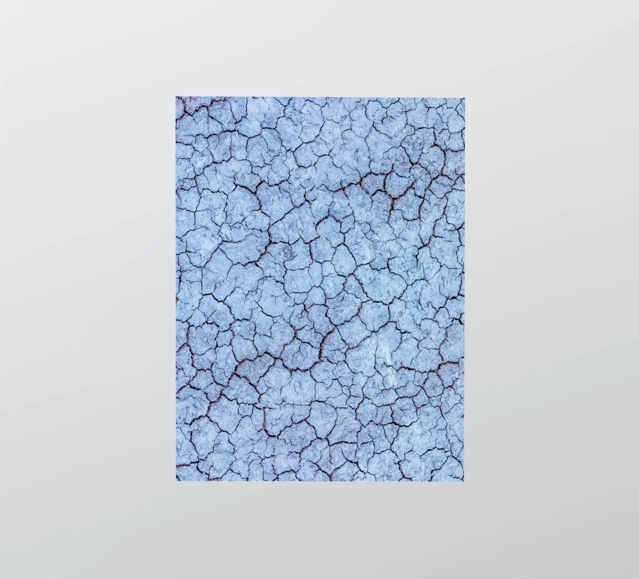 Frost texture design - Abstract winter aesthetics sticker by Whole©
