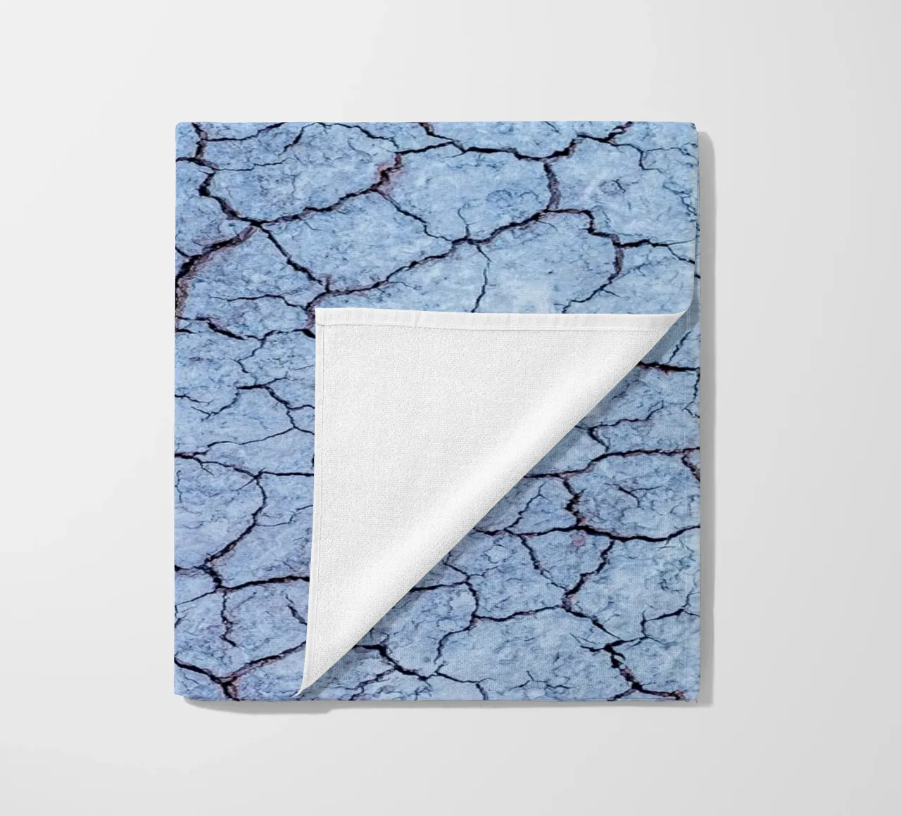 Design con texture di gelo - Estetica invernale astratta telo mare da Whole©