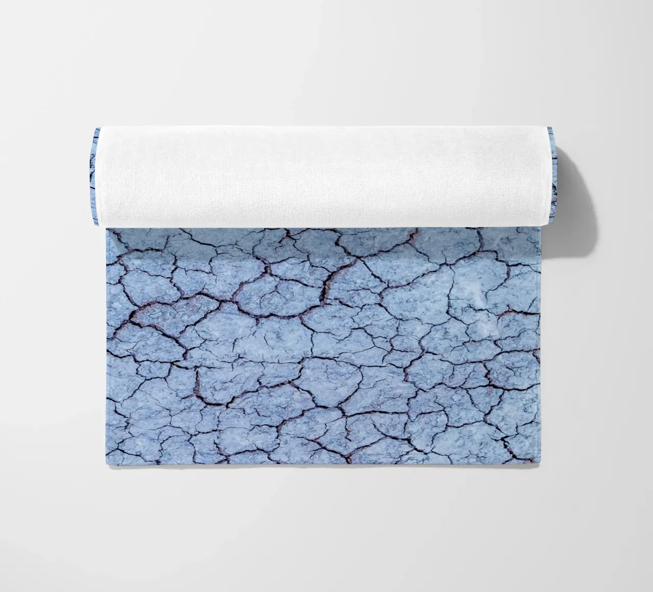 Design con texture di gelo - Estetica invernale astratta telo mare da Whole©