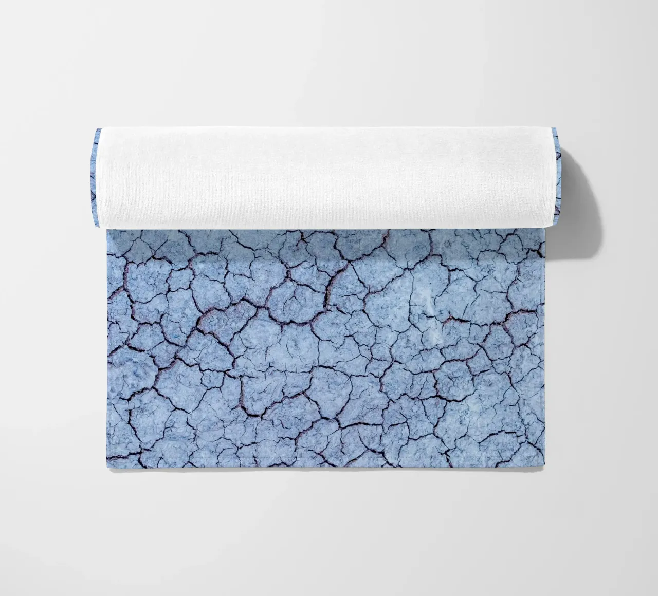 Design con texture di gelo - Estetica invernale astratta telo mare da Whole©