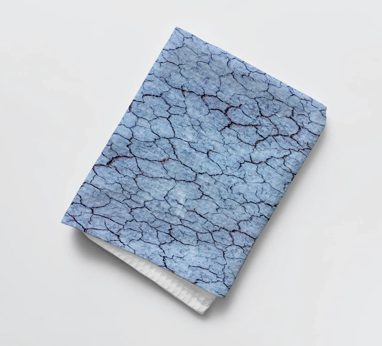 Design con texture di gelo - Estetica invernale astratta canovaccio da cucina da Whole©