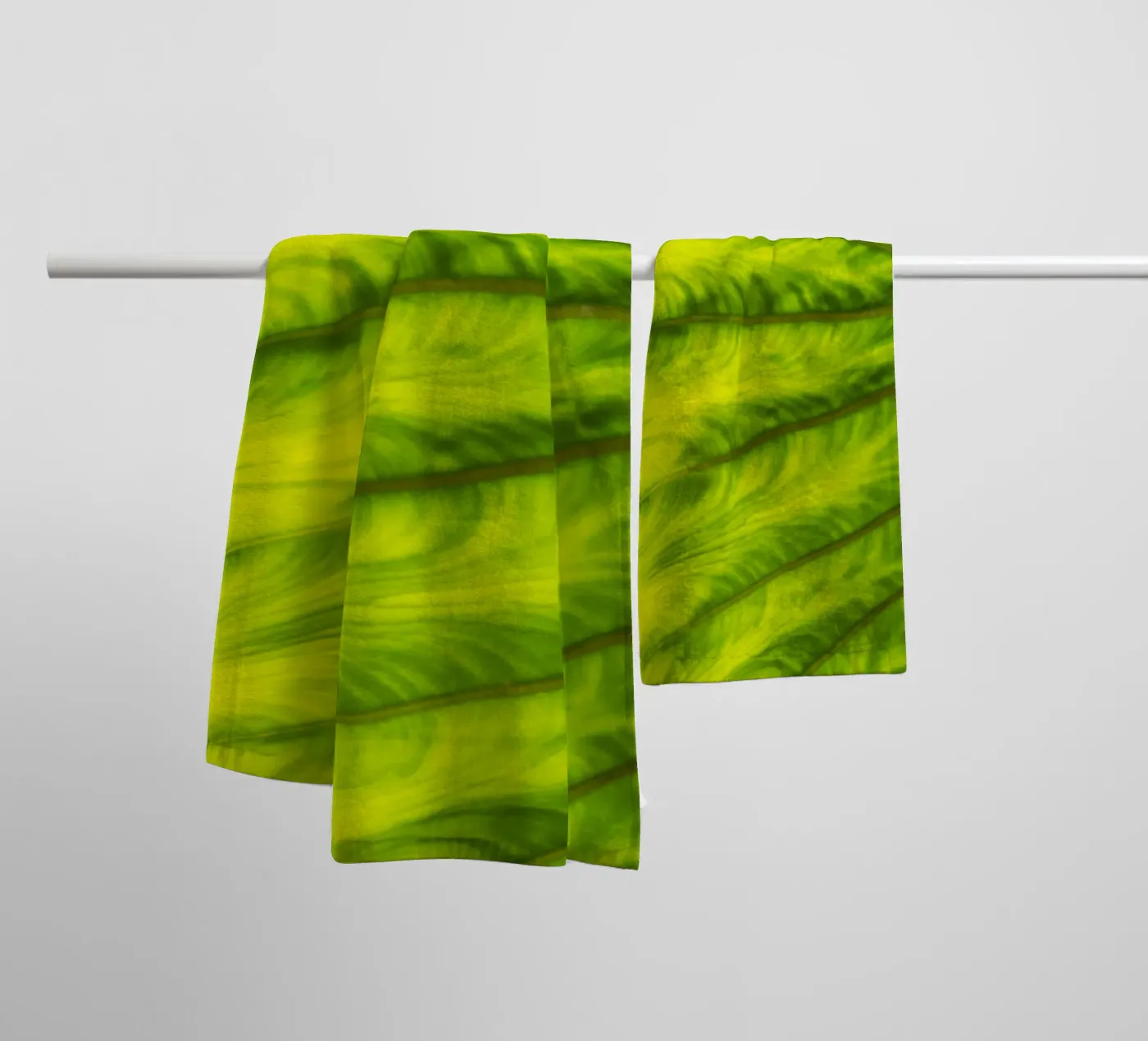 Green waves badhanddoek van Teresa André