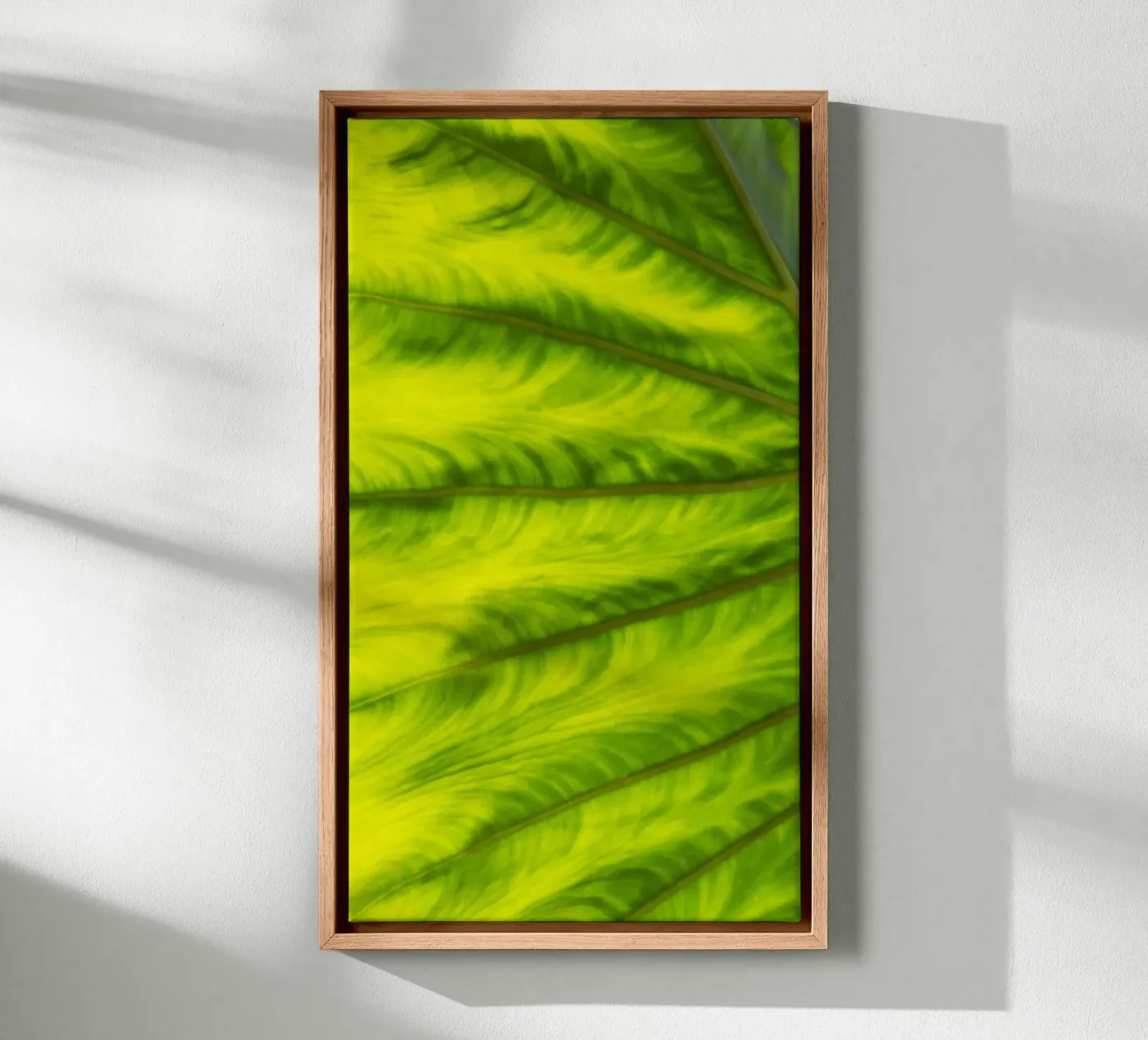 Green waves canvas by Teresa André