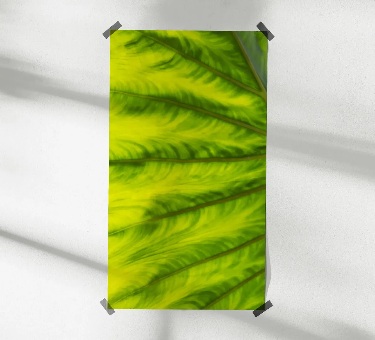 Green waves poster by Teresa André