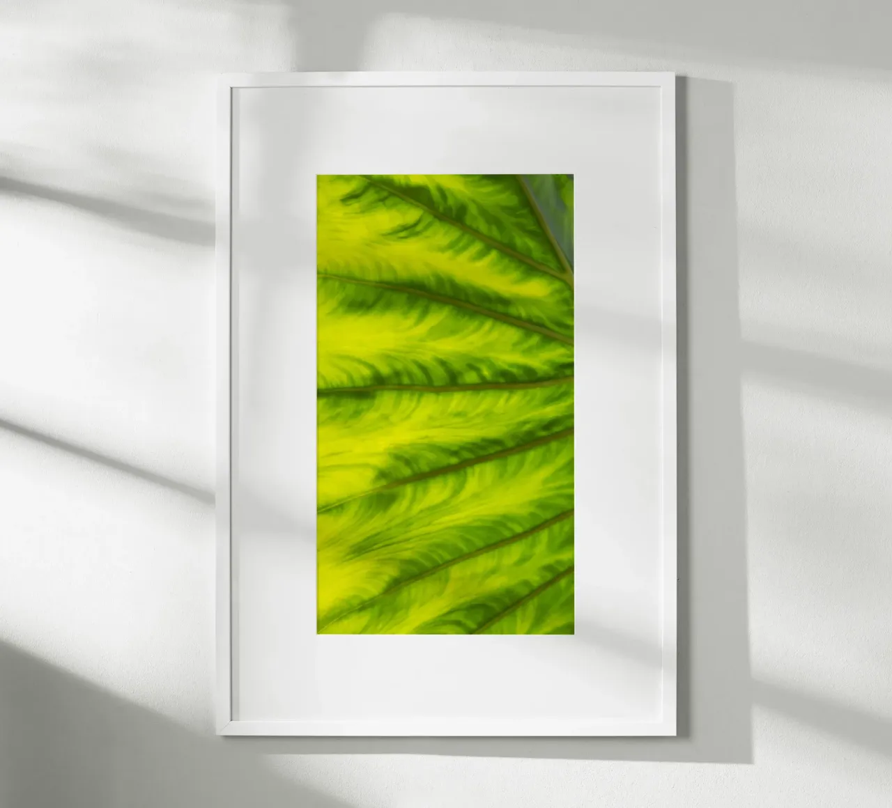 Green waves poster by Teresa André