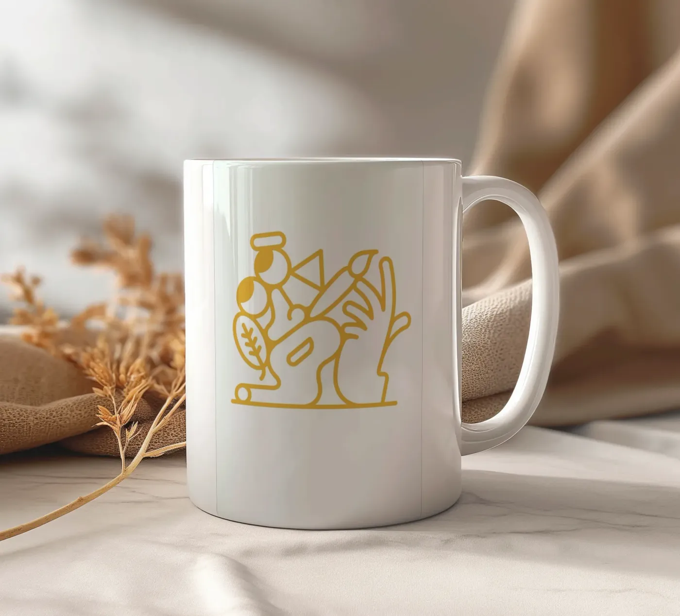 Dynamic Professor ceramic mug by Tyler Dale