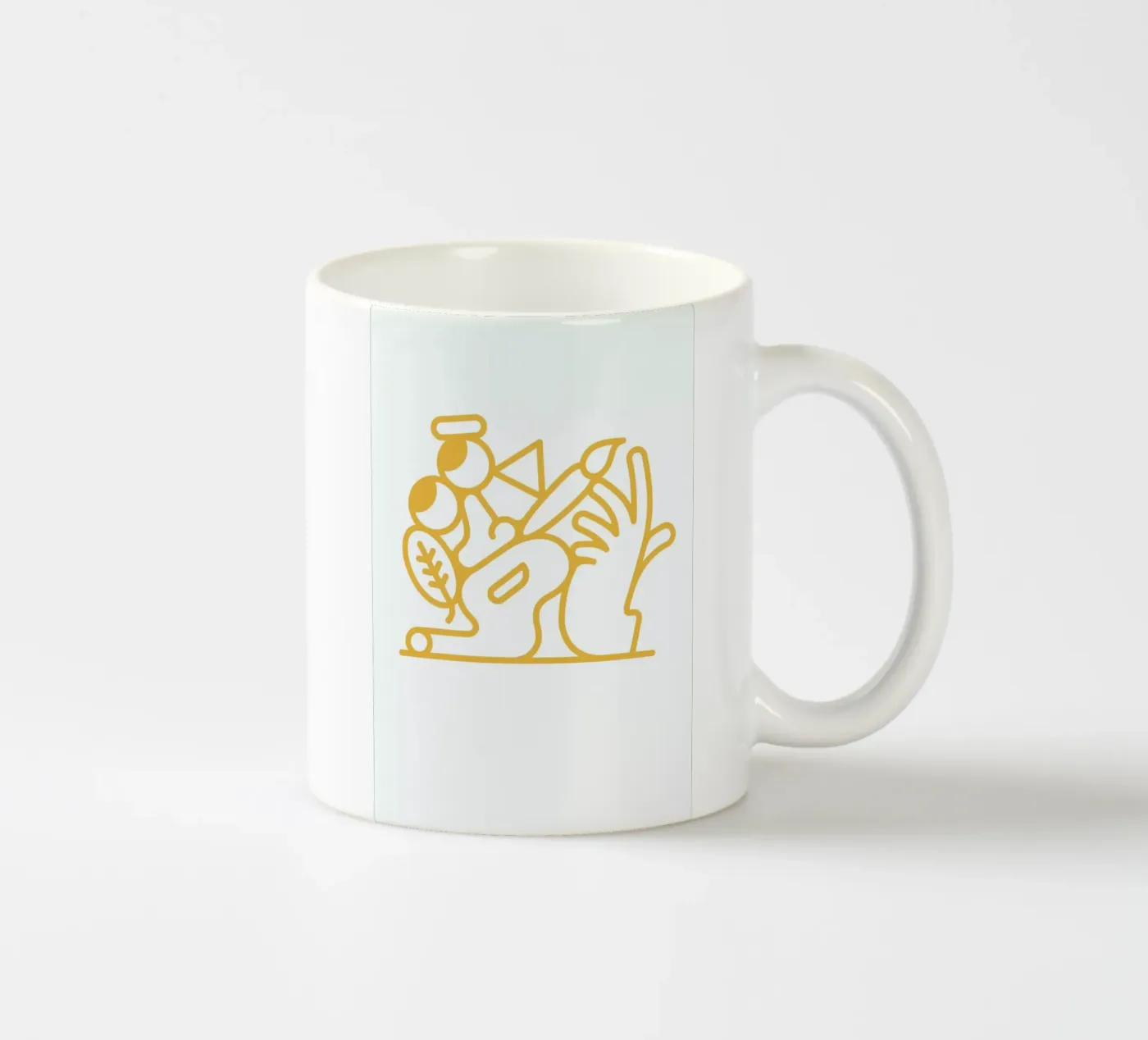 Dynamic Professor ceramic mug by Tyler Dale