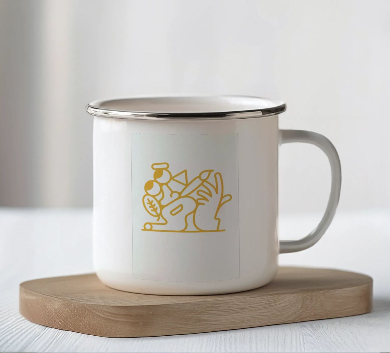 Dynamic Professor tazza in smalto da Tyler Dale