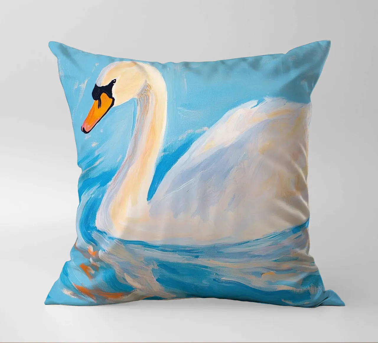 Cigno Fauvismo cuscino da Euphoria Theresa