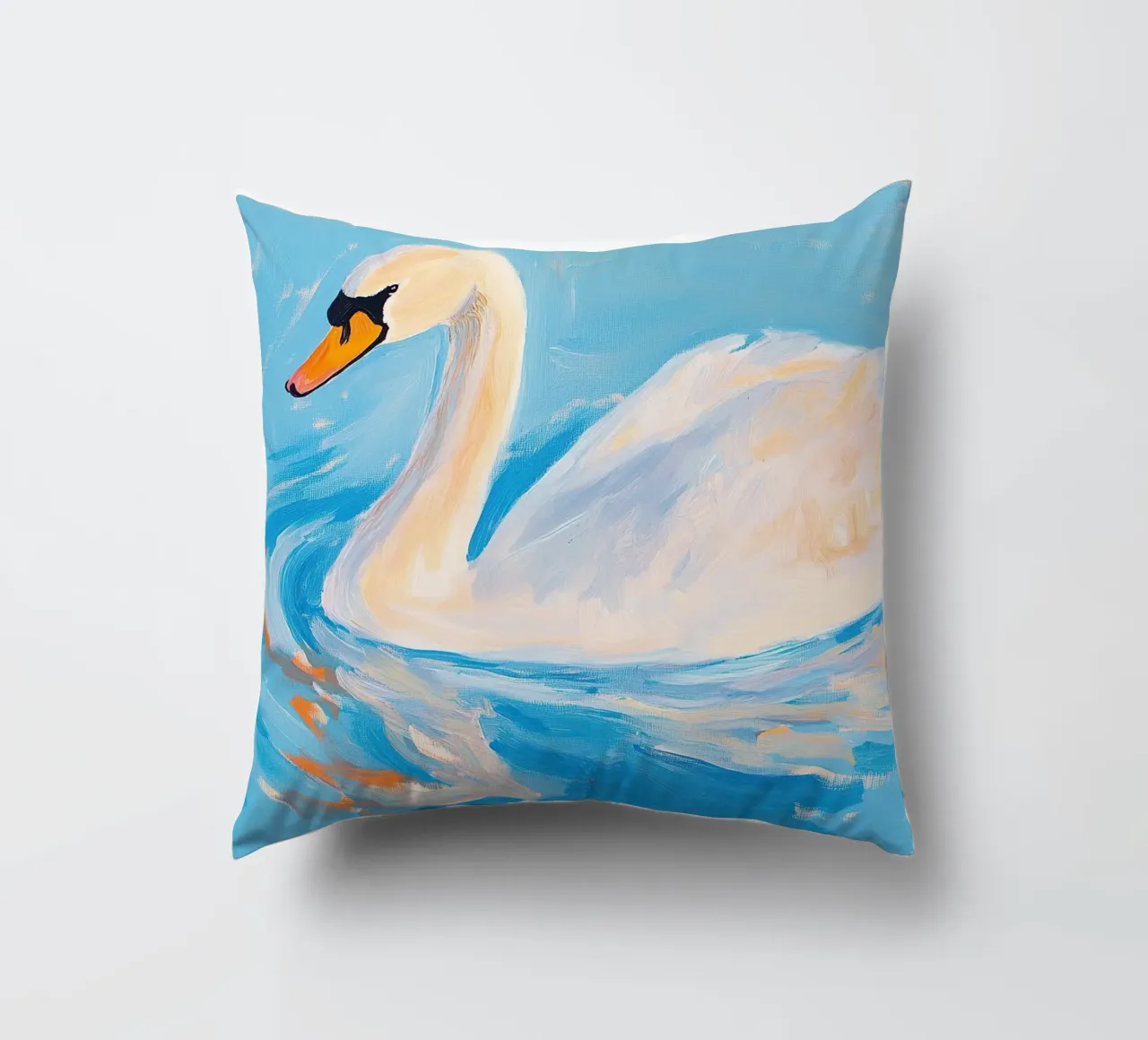 Cigno Fauvismo cuscino da Euphoria Theresa