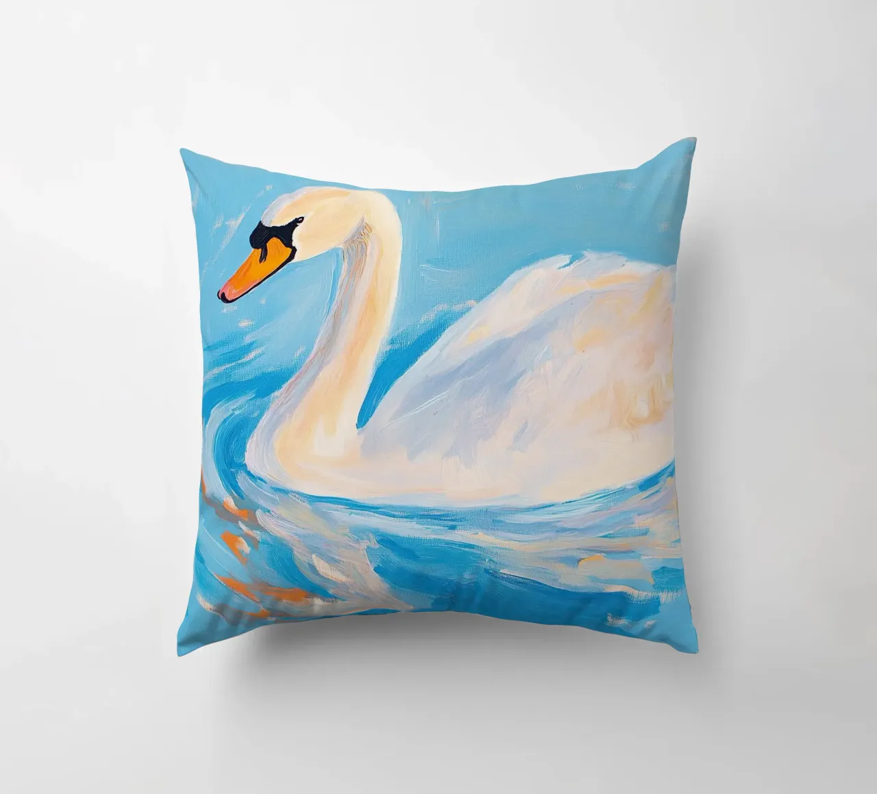 Cigno Fauvismo cuscino da Euphoria Theresa