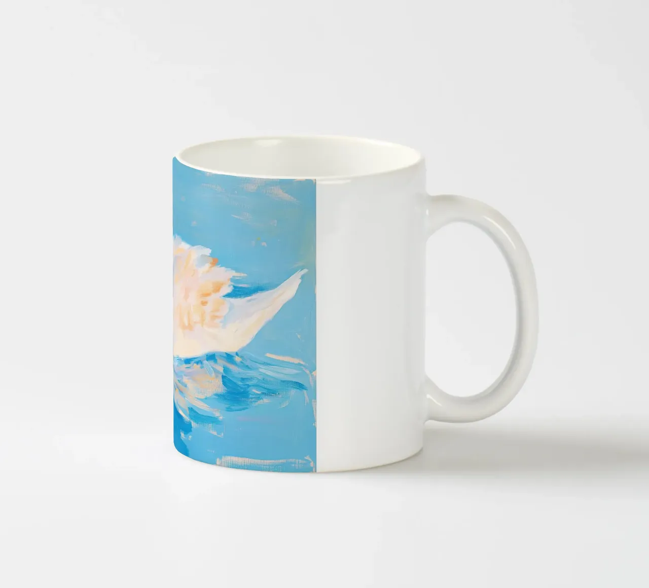 Cigno Fauvismo tazza in ceramica da Euphoria Theresa