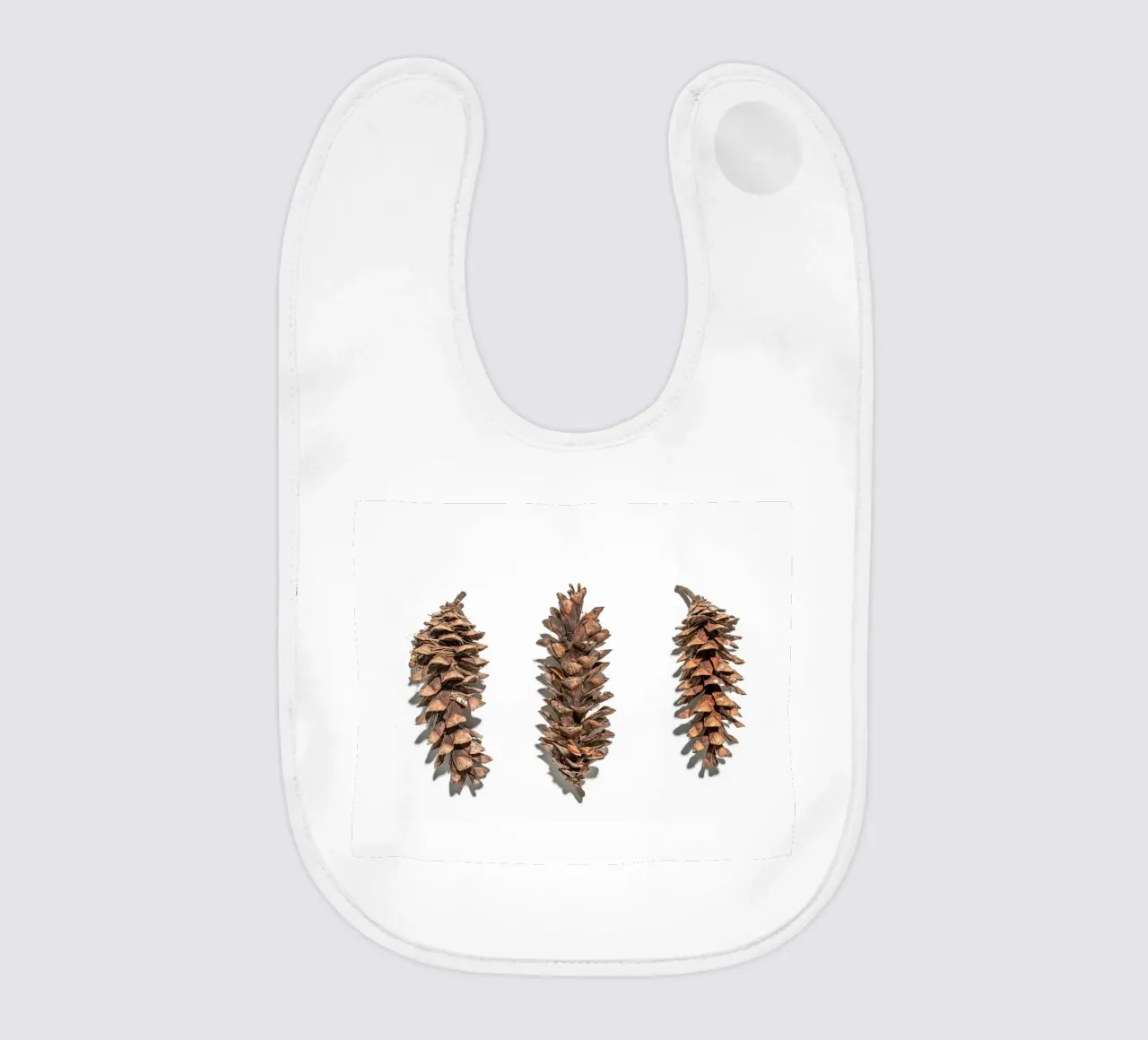 Arte delle pigne - Design naturalistico minimalista bavaglino da Whole©