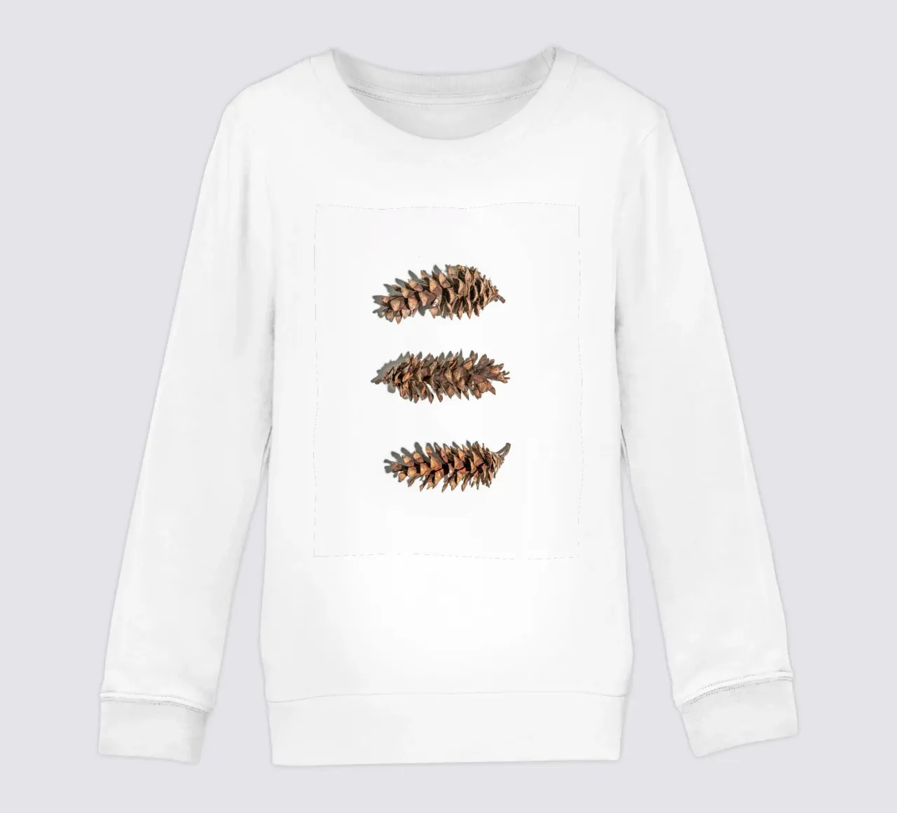 Arte delle pigne - Design naturalistico minimalista felpa bambino da Whole©