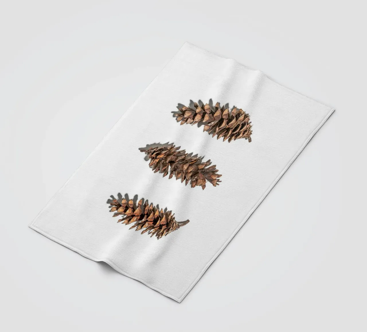 Arte delle pigne - Design naturalistico minimalista coperta in pile da Whole©