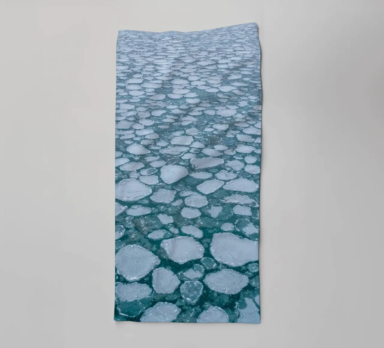 Ice floe pattern - Winter water aesthetics towel by Whole©