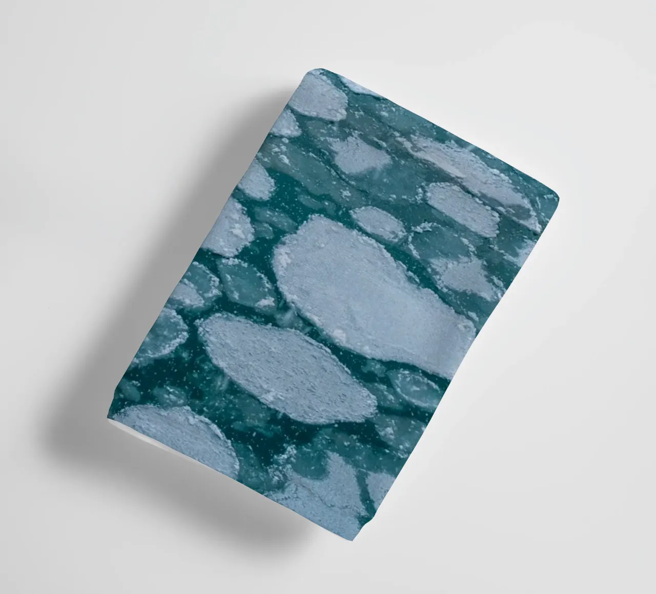 Ice floe pattern - Winter water aesthetics towel by Whole©